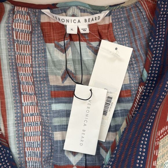 Veronica Beard Multicolor Patterned Dress - Picture 7 of 7